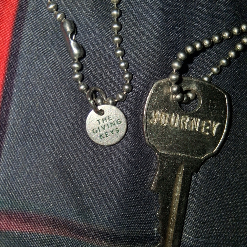 The Giving Keys Silver Key Necklace